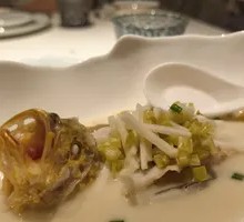 Steamed Snow Cabbage and Bamboo Shoots with Young Mandarin Fish