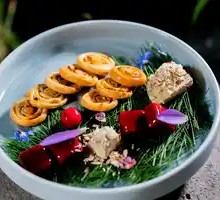 Fermented Tofu Foie Gras Scallion Pancake