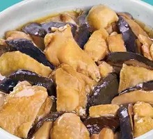 Mushroom Chicken Leg Rice