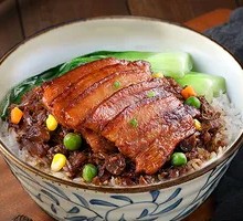 Preserved Vegetable Braised Pork Rice