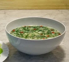 Goji Leaf Egg Drop Soup