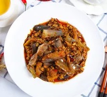 Minced Pork with Eggplant Rice