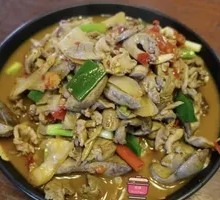 Sour Cabbage Stir-Fried Chicken Offal