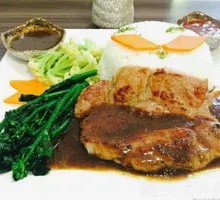 Black Pepper Pork Cutlet Rice