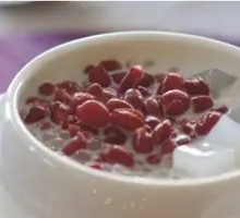 Red Bean Coconut Sago Dessert