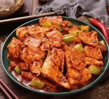 Sauce-Flavored Crab Cutlet Stir-Fried Naan