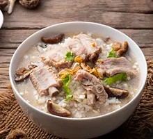 Shiitake Pork Rib Porridge