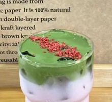 Strawberry Matcha Milk