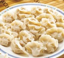 Pork and scallion dumplings