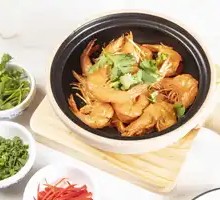 Salted Egg Yolk Stir-fried Shrimp