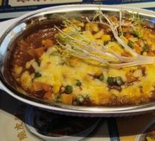 Tomato Cheese Pork Chop Bake Rice