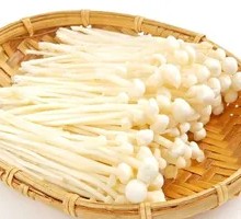 Crisp Enoki Mushrooms