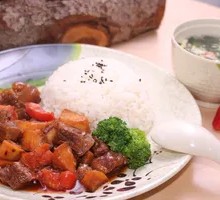 Tomato Beef Rice Bowl