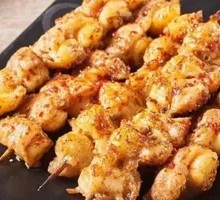 Grilled Chicken Gizzards