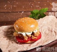 Double Crispy Chicken Burger