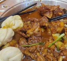 Stewed Goose in Iron Pot