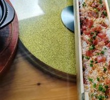 Bamboo Tube Rice with Preserved Meat