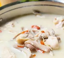 Chicken with Pig's Stomach