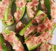 Stuffed Green Pepper with Minced Pork