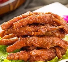 Braised Chicken Feet with Tiger Skin