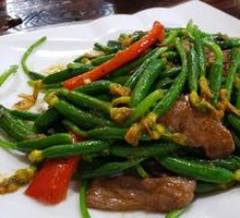 Cucumber Blossom Stir-Fried with Beef