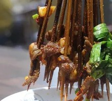 Spiced Fried Skewers