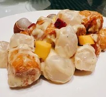 Lychee Fried Shrimp with Crispy Dough Stick