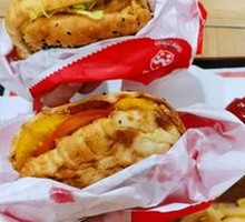 Spicy Chicken Leg Chinese Burger