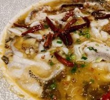 Signature Bitter Orange Fish with Pickled Cabbage