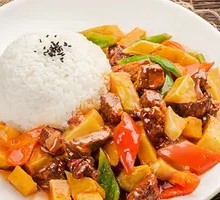 Beef and Potato Rice Bowl