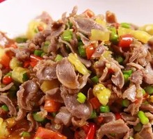 Spicy Sour Chicken Offal Rice