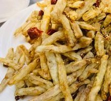 Dry-Fried Lotus Root Strips