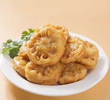 Fried Pork and Lotus Root Stuffed Dumplings