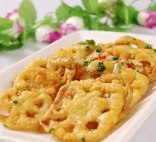 Fried Lotus Root Skewers