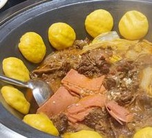 Stewed Goose in Iron Pot