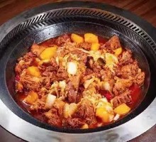 Stewed Goose in Iron Pot