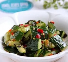 Knife-Pounded Cucumber