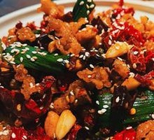 Spicy Pork Belly Fat with Chili