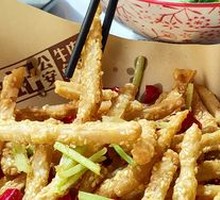 Dry-Fried Lotus Root Strips