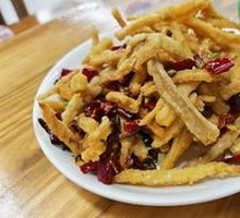 Dry-Fried Lotus Root Strips