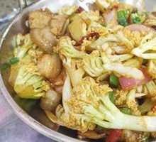 Spicy Cauliflower in Hot Pot