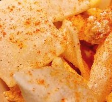 Chicken Strips with Rice Noodles and French Fries (Small Portion)