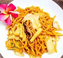 Egg and Pork Fried Noodles