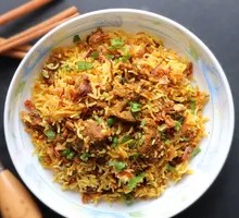 Lean Meat Fried Rice