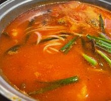Tomato Shrimp Dumpling Noodles