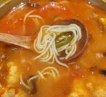 Tomato Braised Pork Noodles