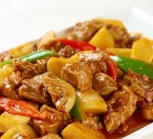 Stewed Chicken with Potatoes Rice Bowl