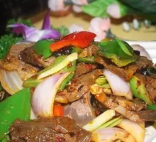 Braised Lotus Root with Sichuan-style Beef Stir-fry