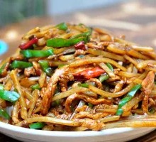 Potato Shredded Pork with Fish-flavored Sauce Rice Bowl