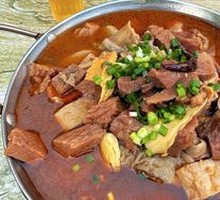 Beef and Beef Tendon Hot Pot